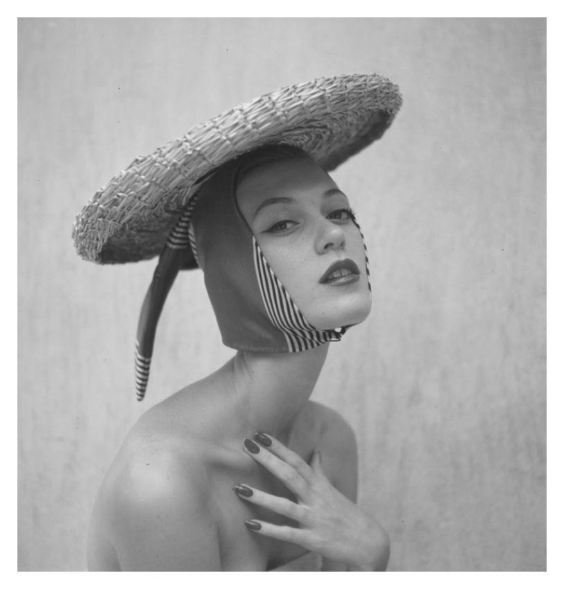 Girl In A Hat By Toni Frissell Oversize Archival Pigment Print Framed In Black photo furniture
