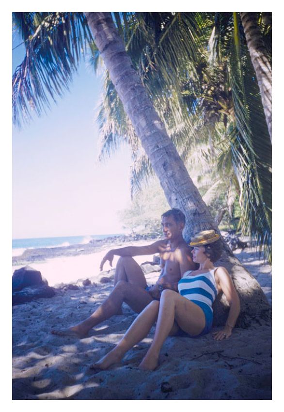 Hawaiian Scenes By Toni Frissell Oversize Archival Pigment Print Framed In White photo furniture