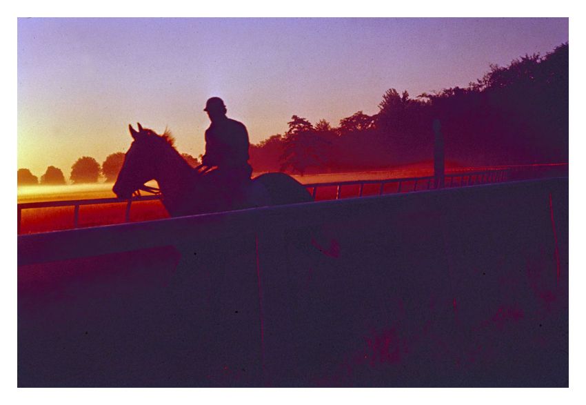 Morning Training At Saratago By Toni Frissell Oversize Archival Pigment Print Framed In White photo furniture