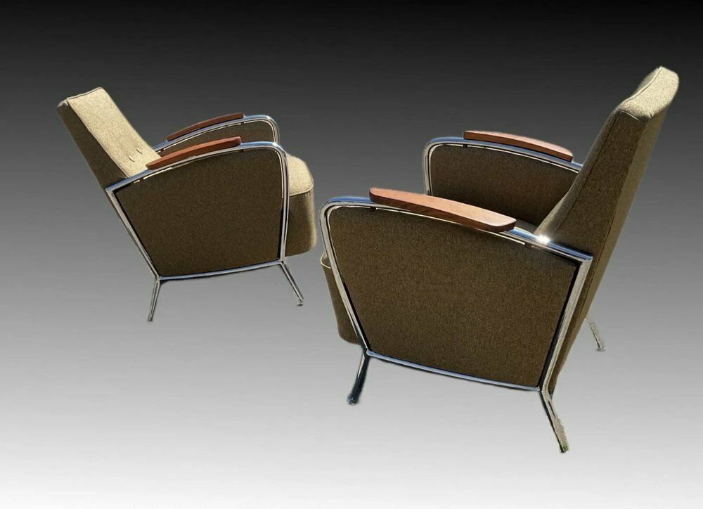 Bauhaus Style Armchairs By Joseph Perestegi, 1960s Set Of 2 photo Furniture