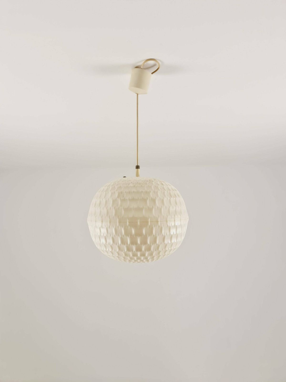 Diamond Pendant Lamp By Aloys Gangkofner, For Erco France, 1970s