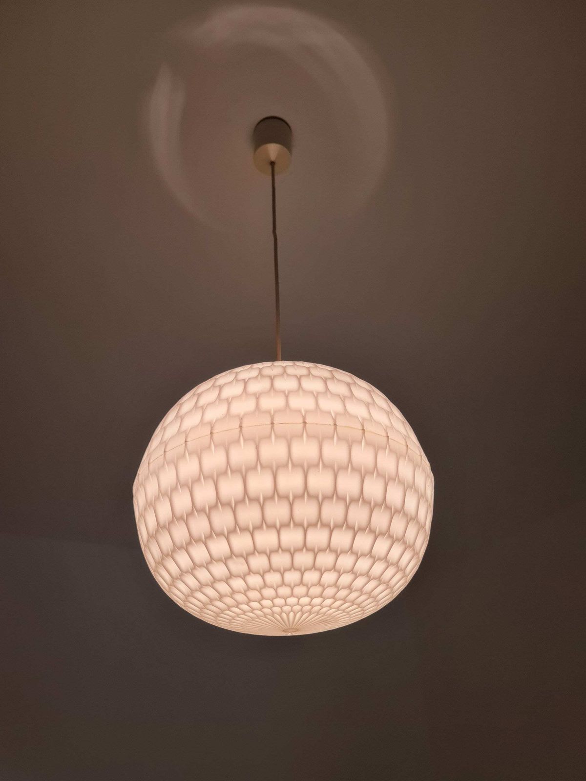 photo furniture Diamond Pendant Lamp By Aloys Gangkofner, For Erco France, 1970s