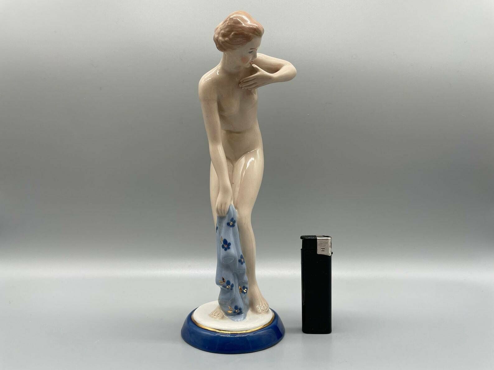 Beautiful Art Deco Nude Figure By Elly Strohbach For Royal Dux, Czechoslovakia, Circa 1935 photo furniture