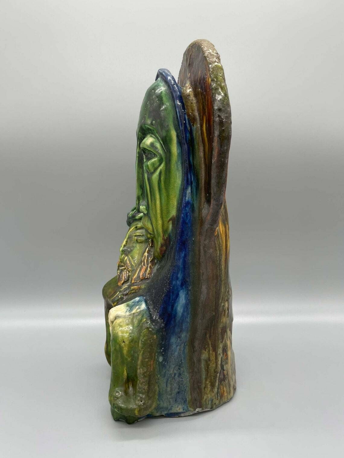 Expressionist Depiction Of The Pieta (Vesper Picture) Unique 1930s photo 1077.0