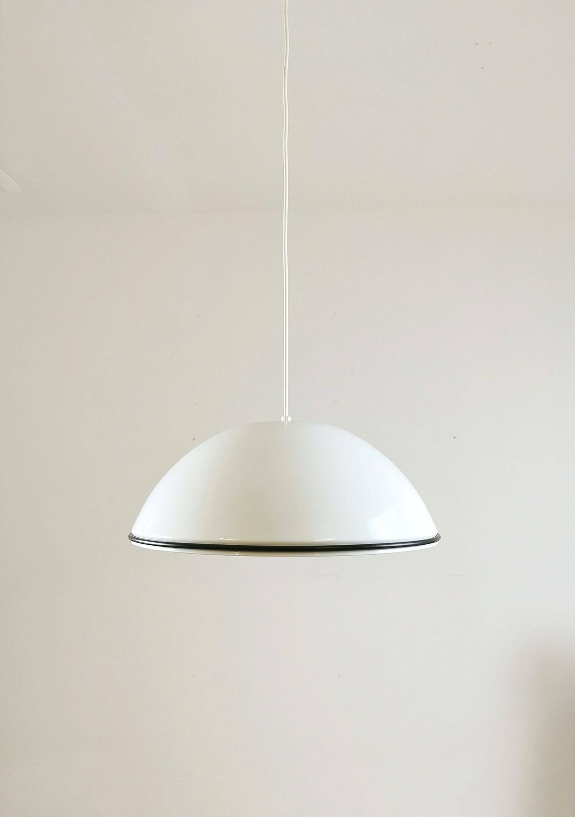 Mid Century Metal Suspension Lamp Relemme By Castiglioni For Flos Italy, 1970s photo Lighting