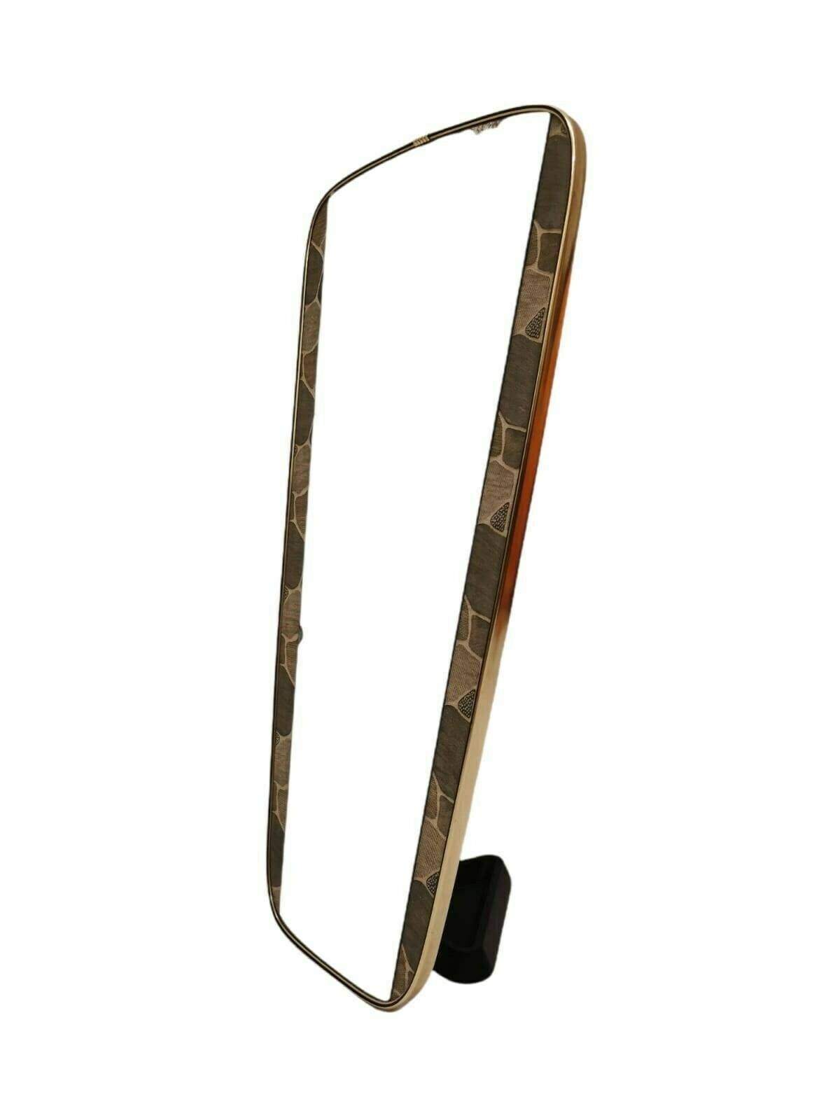 Mid Century Asymmetric Mirror Original Kidney Mirror Standard Style From The 50s 60s photo for sale