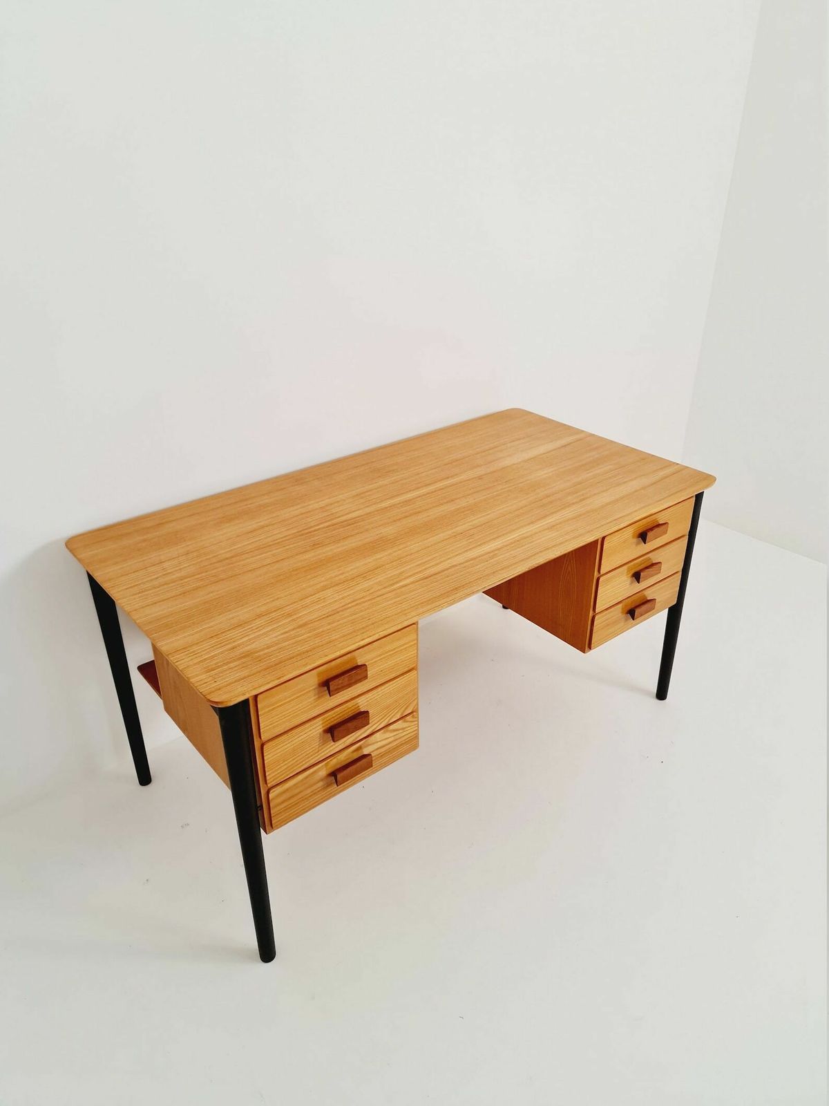 Mid Century Vintage Desk German Desk By Möbel Mann, 1950s photo furniture