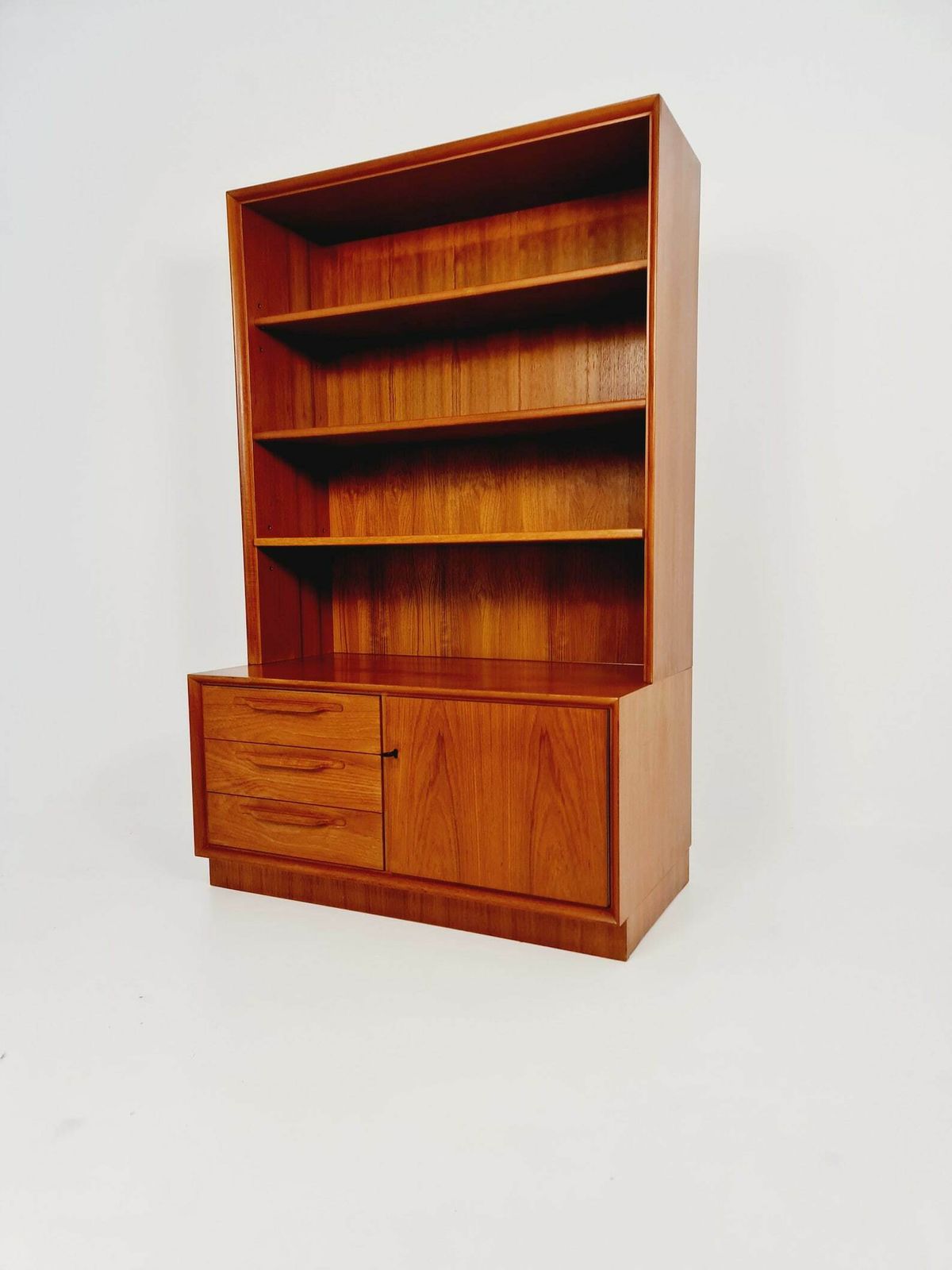 Scandinavian Bookshelf With Chest Of Cabinet Teak Veneer From The 60s By Strobeck Danish Design photo buy