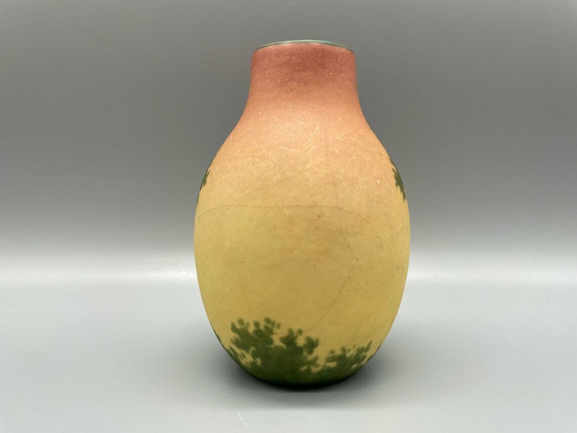 Exceptional Art Nouveau Vase Dawn By Amalric Walter, Nancy, Around 1890 photo for sale