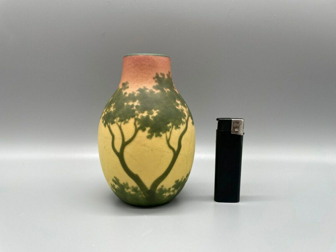 photo for sale Exceptional Art Nouveau Vase Dawn By Amalric Walter, Nancy, Around 1890