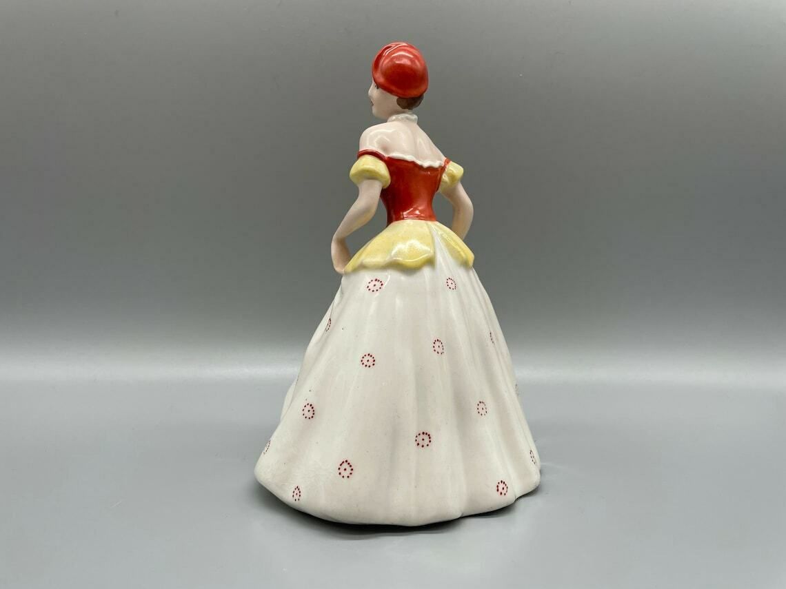 Lady In Biedermer Costume By Royal Dux, Czech Republic Around photo Home Decor
