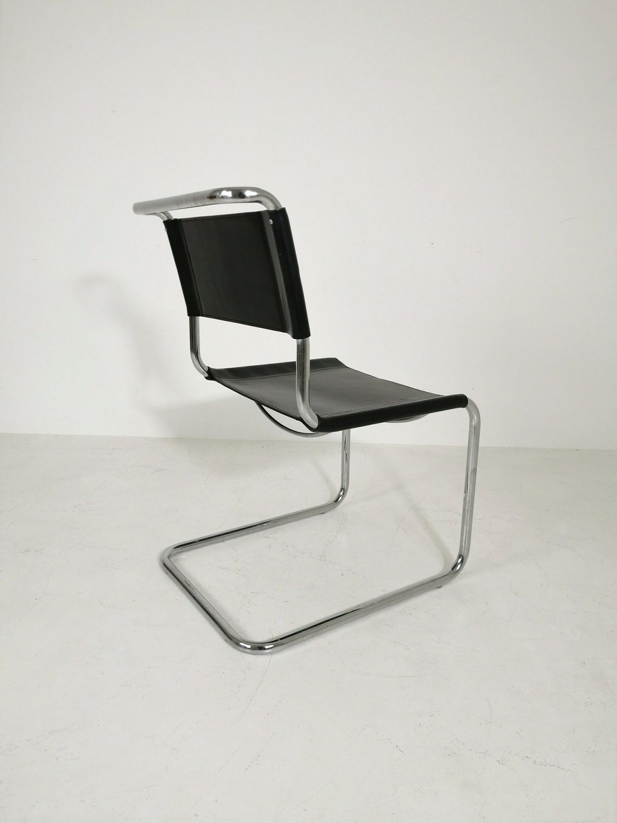 1 Of 3 Mid Century Vintage S33 Chair From Mart Stam Italy 1980er photo 700.0