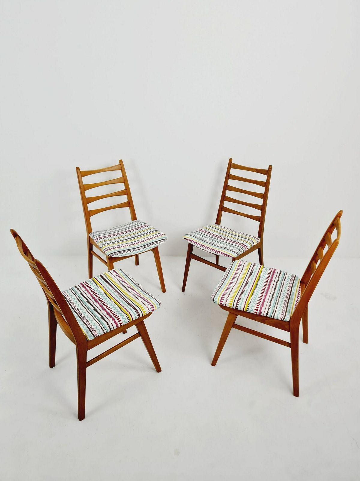Furniture 1/ 4 Dining Chair Designed By Casala For Möbel Mann ,1960s photo