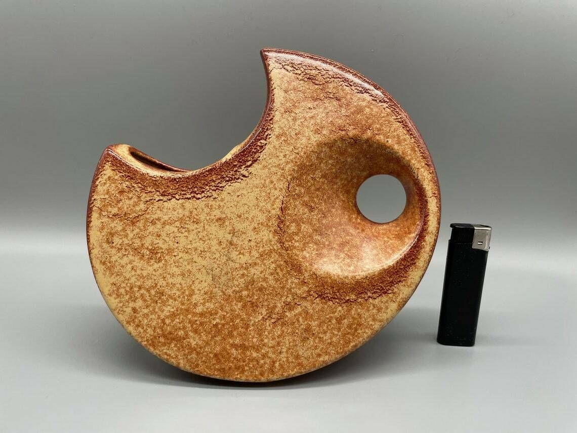 Moon Vase By Roberto Rigon For Bertoncello, Italy, 1960s photo furniture