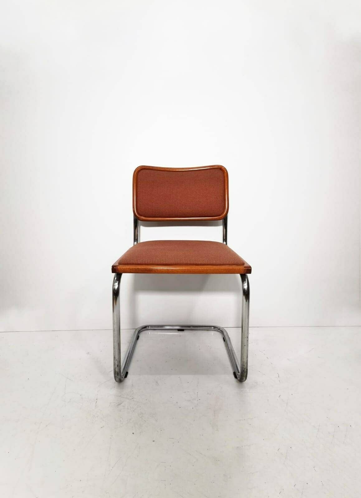 1 Of 2 Marcel Breuer B32 Upholstered Cesca Chair, Bauhaus Design By Bene photo furniture