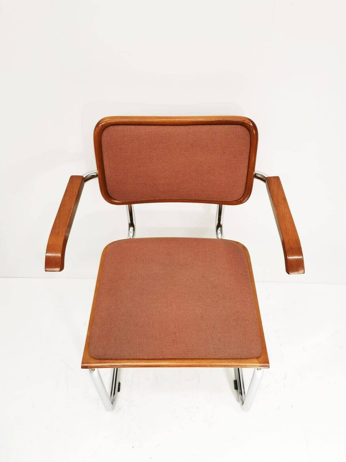 1 Of 6 Marcel Breuer B32 Upholstered Cesca Armchair, Bauhaus Design By Bene photo Furniture