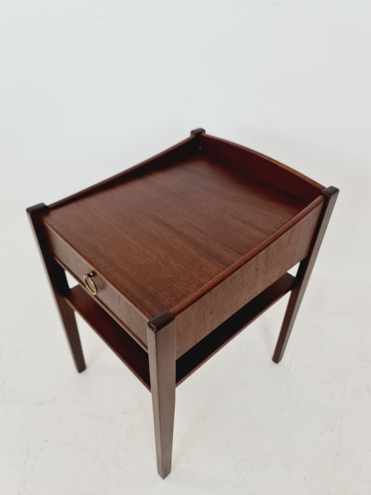 Midcentury Swedish Mahogany Nightstand / Bedside Table, 1960s photo furniture