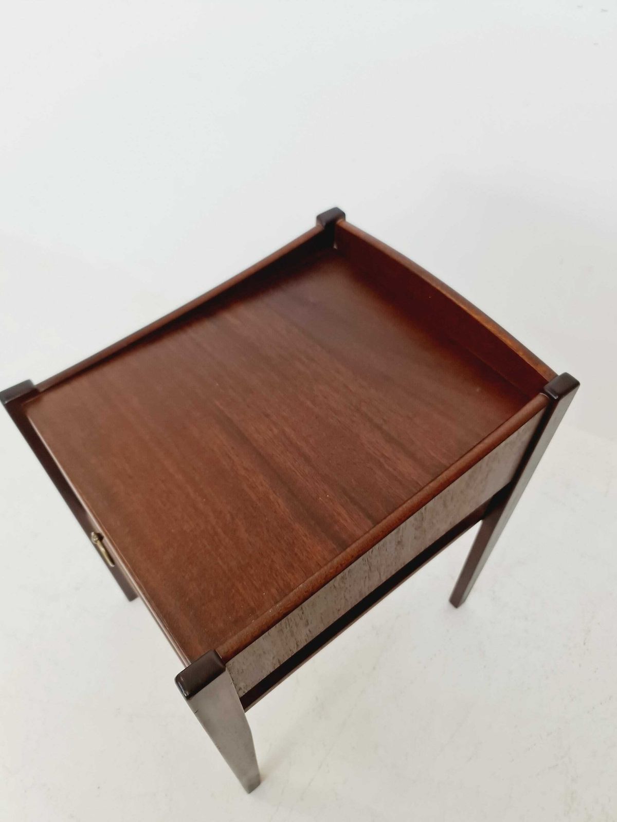 Midcentury Swedish Mahogany Nightstand / Bedside Table, 1960s photo 312.0