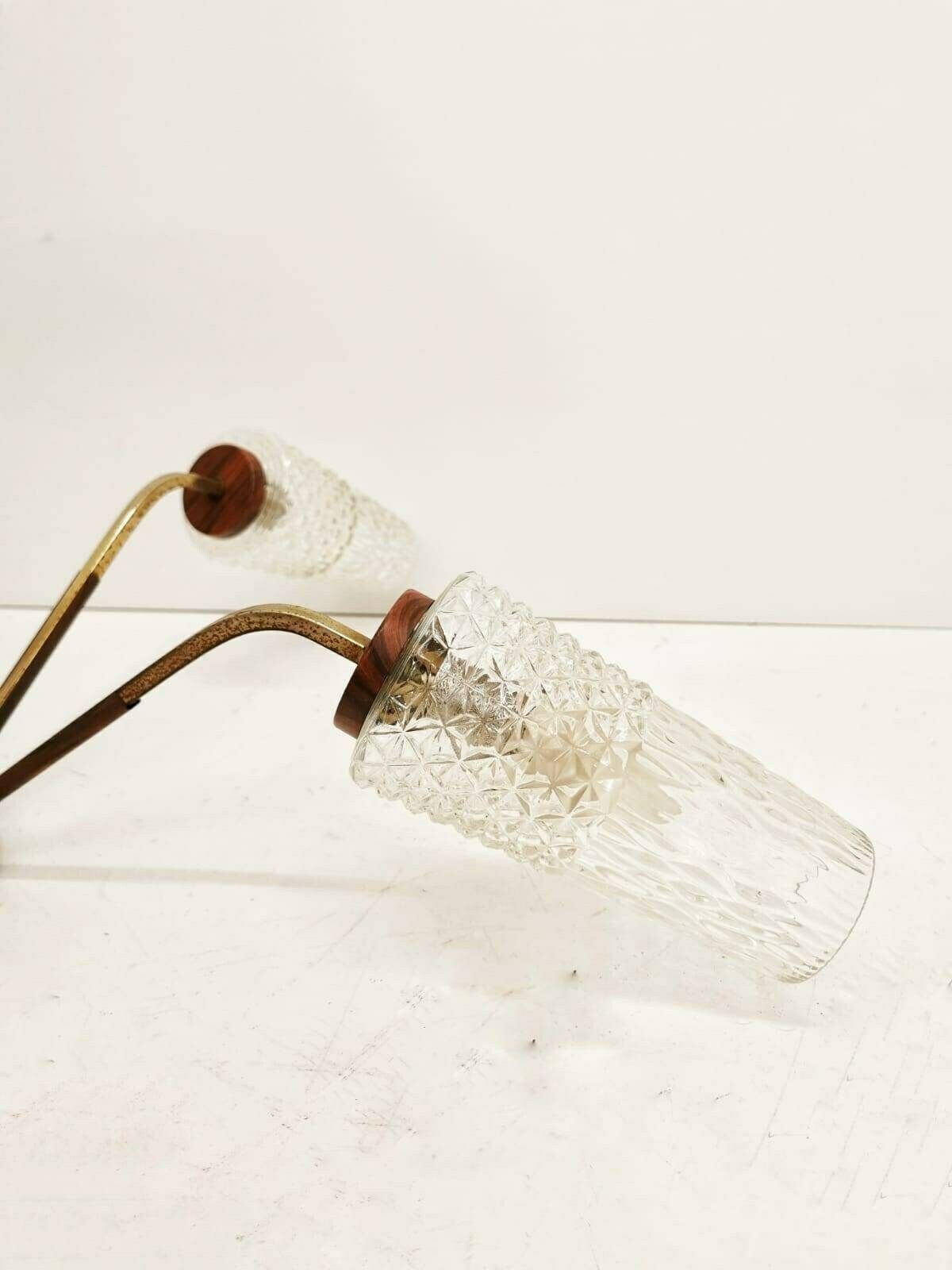 Beautiful Large Mid Century Pendant Lamp In Danish Design From The 1960s. photo for sale