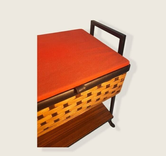 Sewing Box Sidetable From The 60s photo vinterior