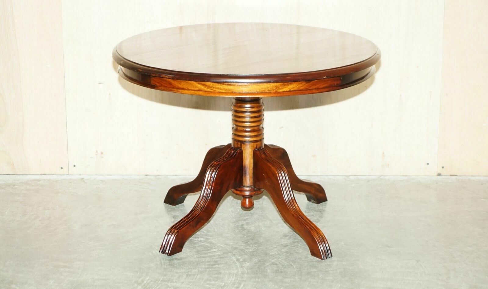 Lovely 1950's Vintage Solid Mahogany Extra Large Side Table Medium Coffee Table