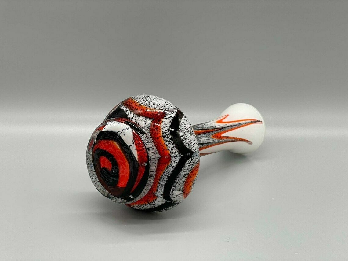 Pop Art Murano Vase Design Carlo Moretti Opaline Florence 1970s photo vinterior