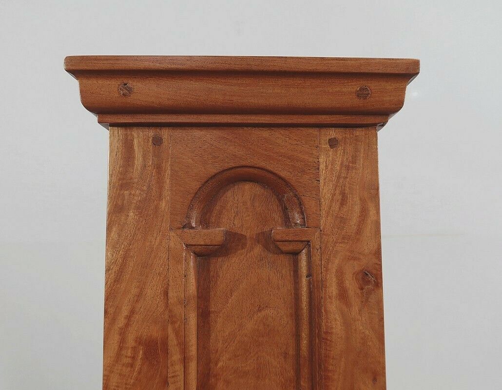 Furniture Suite Of 4 Chairs In Solid Mahogany, Cathedral Taste   Xxth photo