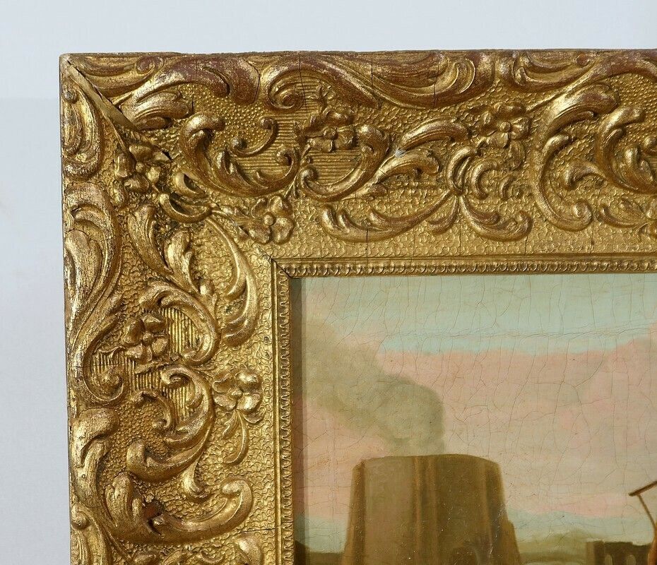 photo for sale Pair Of “Spanish Scenes” Paintings – Mid 19th Century