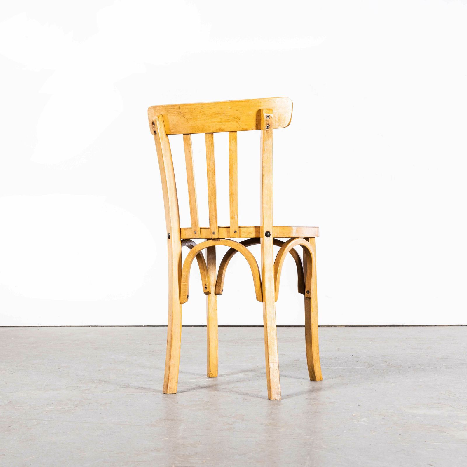 1950’s Luterma Blonde Bentwood Dining Chairs – Set Of Three photo Furniture