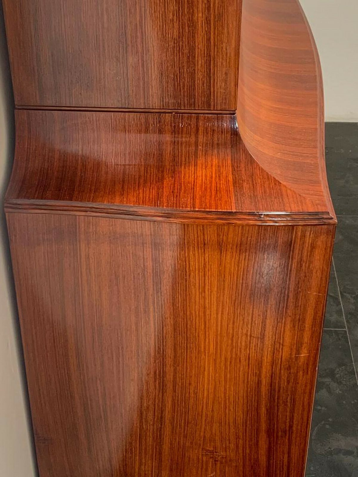 photo furniture Sideboard With Showcase By Paolo Buffa For La Permanente Mobili Cantù, 1950s