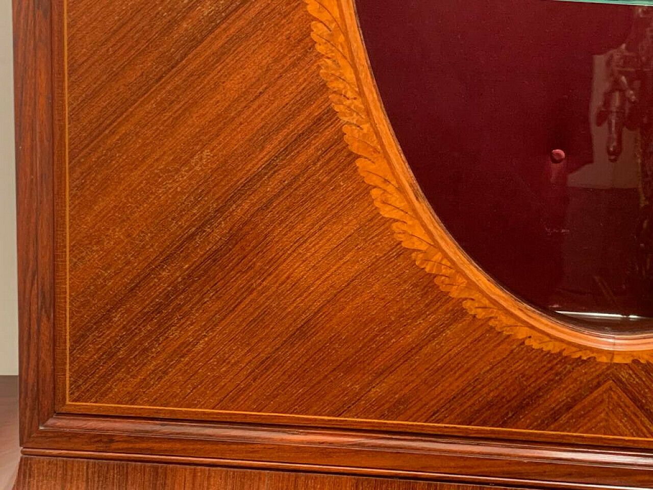 Furniture Sideboard With Showcase By Paolo Buffa For La Permanente Mobili Cantù, 1950s photo