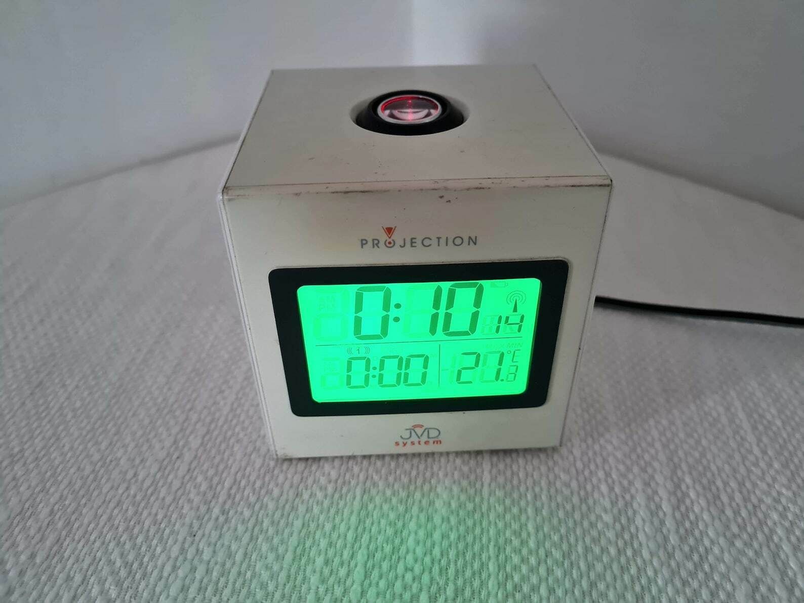 Vintage Digital Alarm Clock Projector With Thermometer photo Home Decor