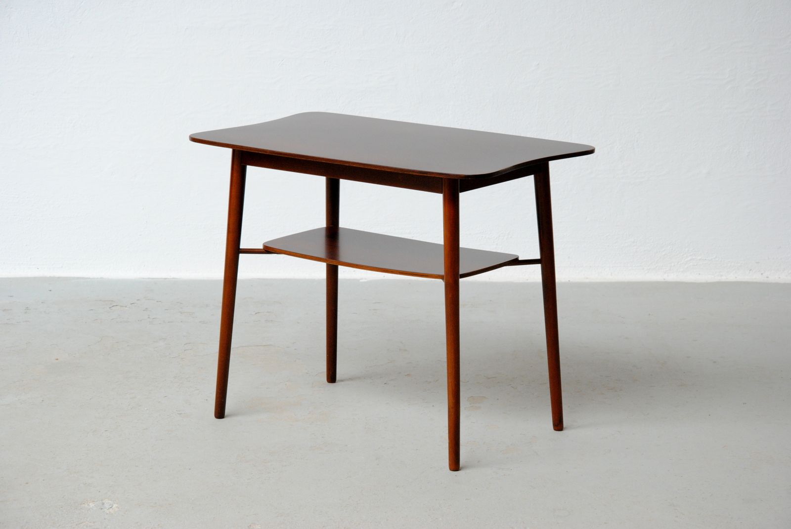 Small Fully Restored Danish Side Table In Tanned Oak 1940's photo 550.0