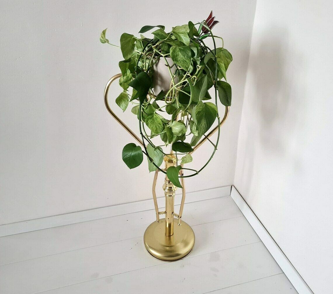 Vintage Mid Century Hollywood Regency Plantenstandaard