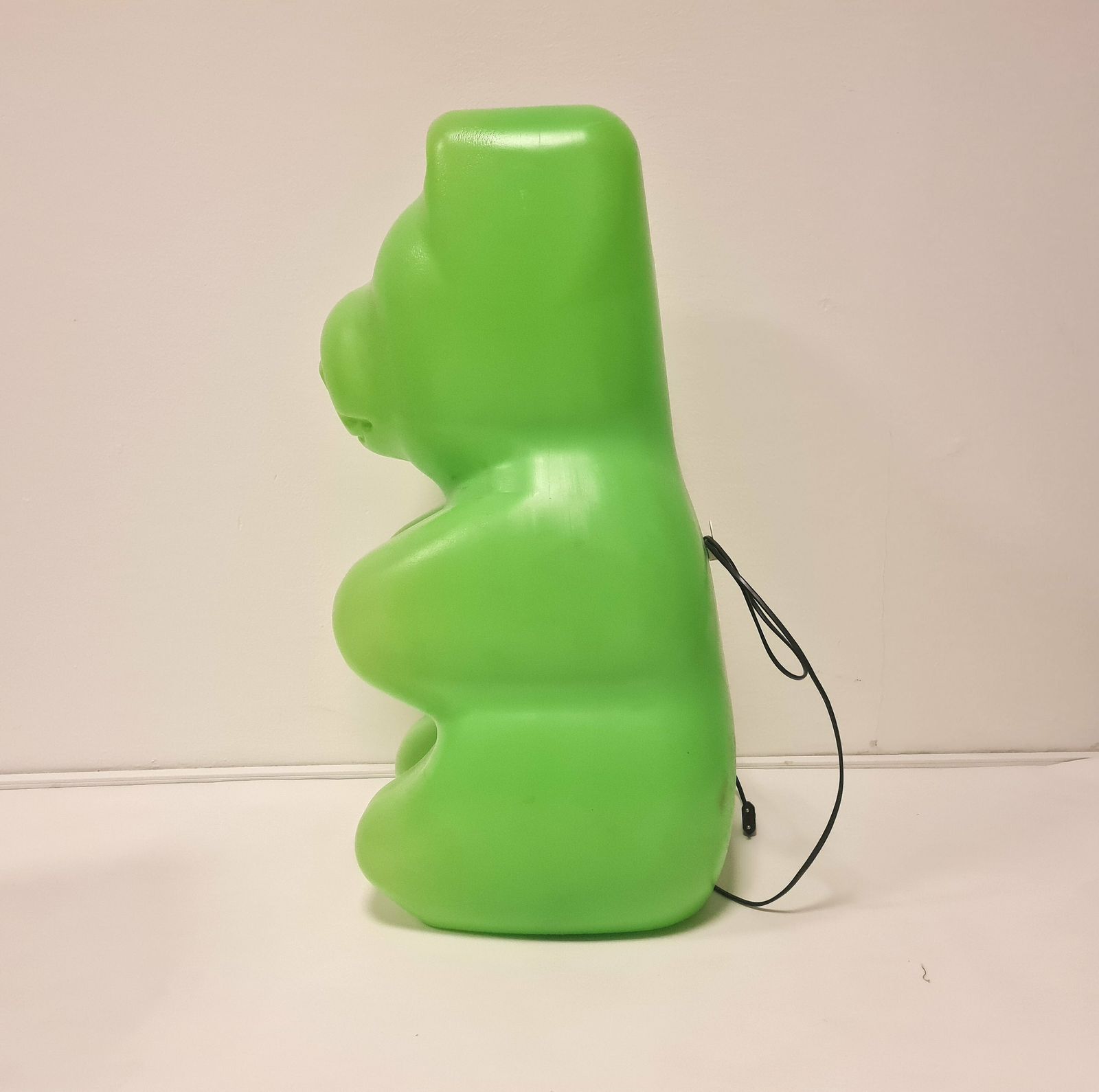 Vintage Giant Pop Art Bear Lamp Germany 1970s Lovely Accent Floor Green Lamp photo Lighting