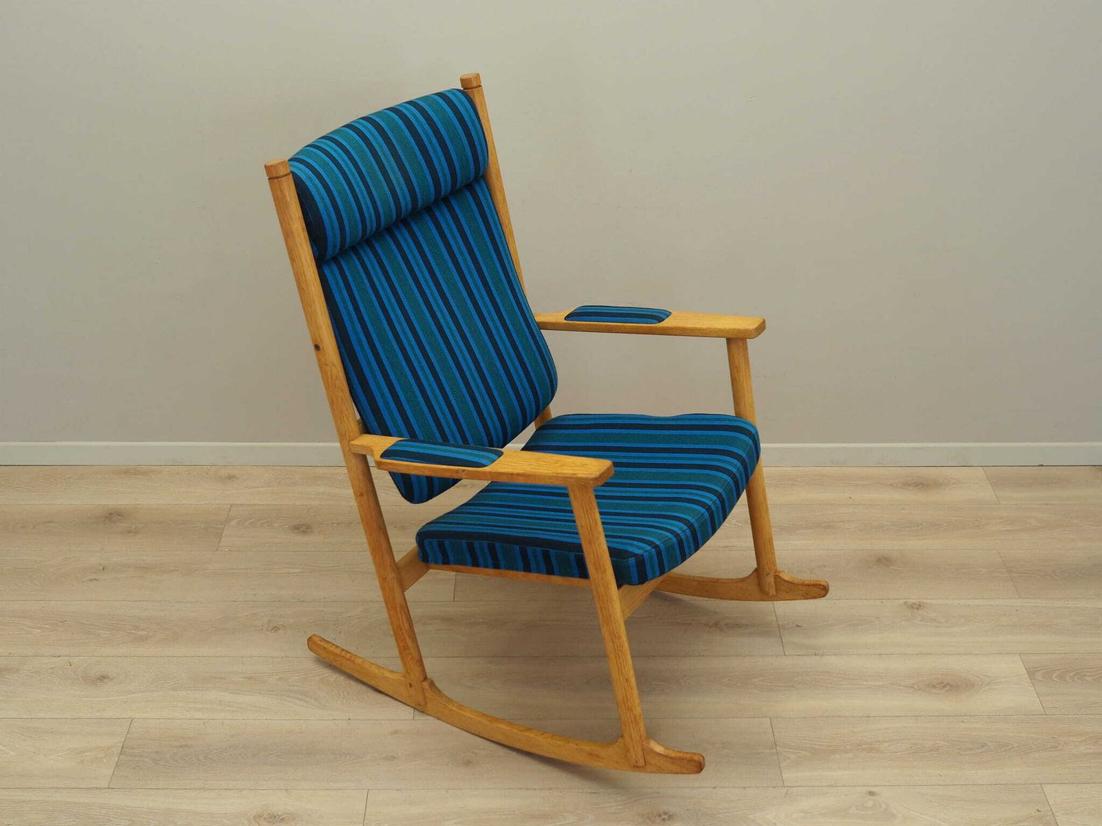 Oak Rocking Chair, Danish Design, 1970s, Designer: Kurt østervig, Manufacturer: Slagelse photo vintage