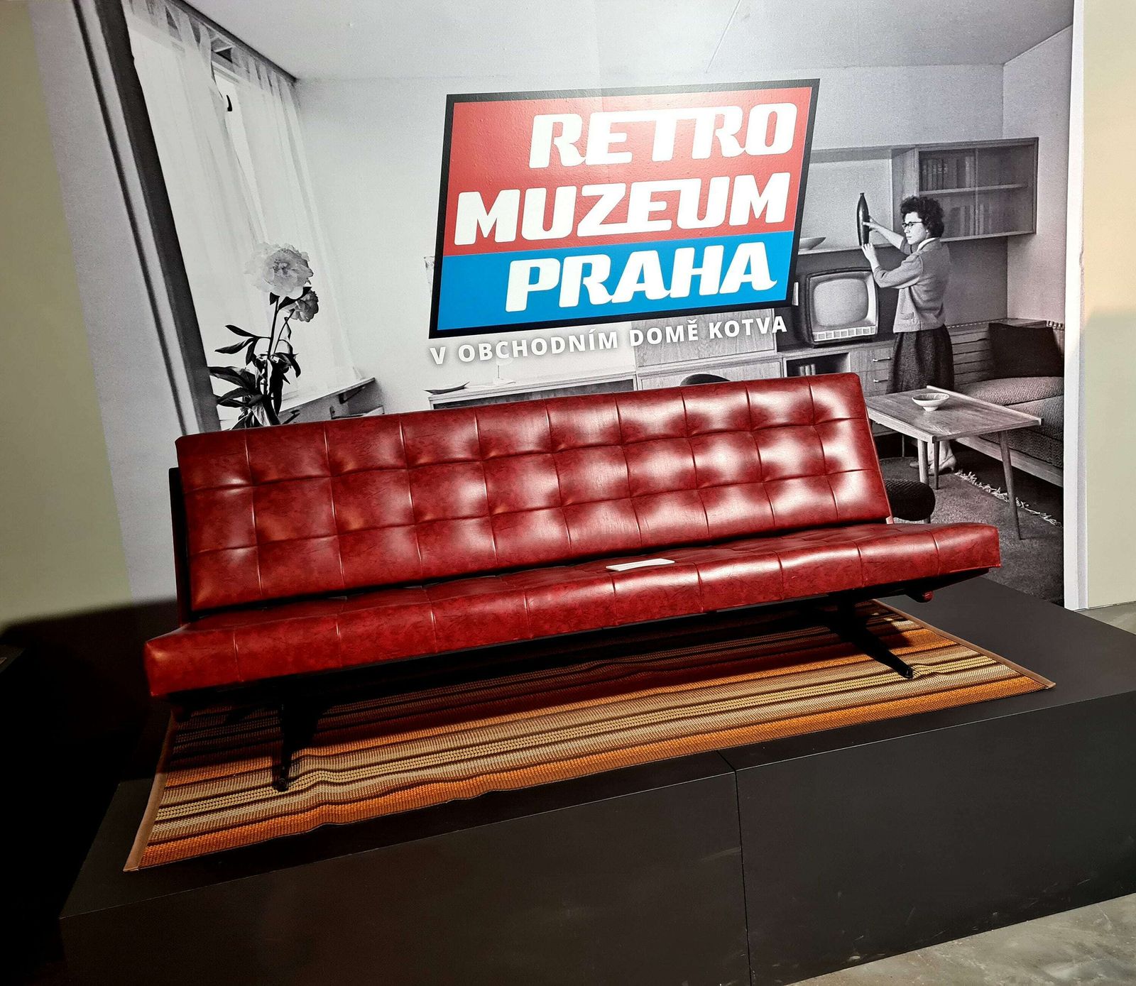 photo for sale Vintage Mid Century Wall Shelf In A Plastic 80s