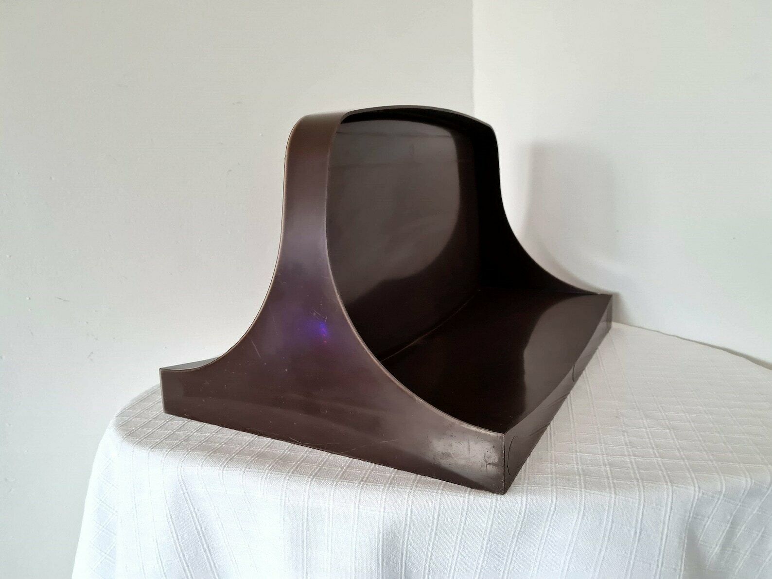 Vintage Mid Century Wall Shelf In A Plastic 80s photo for sale