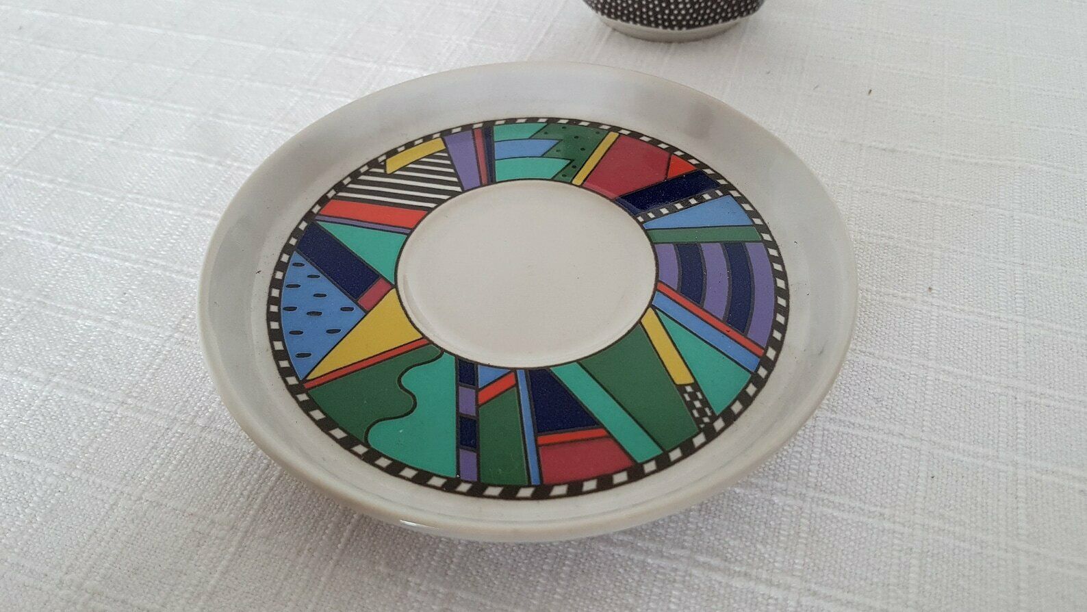 Vintage Rosenthal Memphis Milano Style Porcelain Set Of 2 Coffee Cup And Saucer 80s photo Home Decor