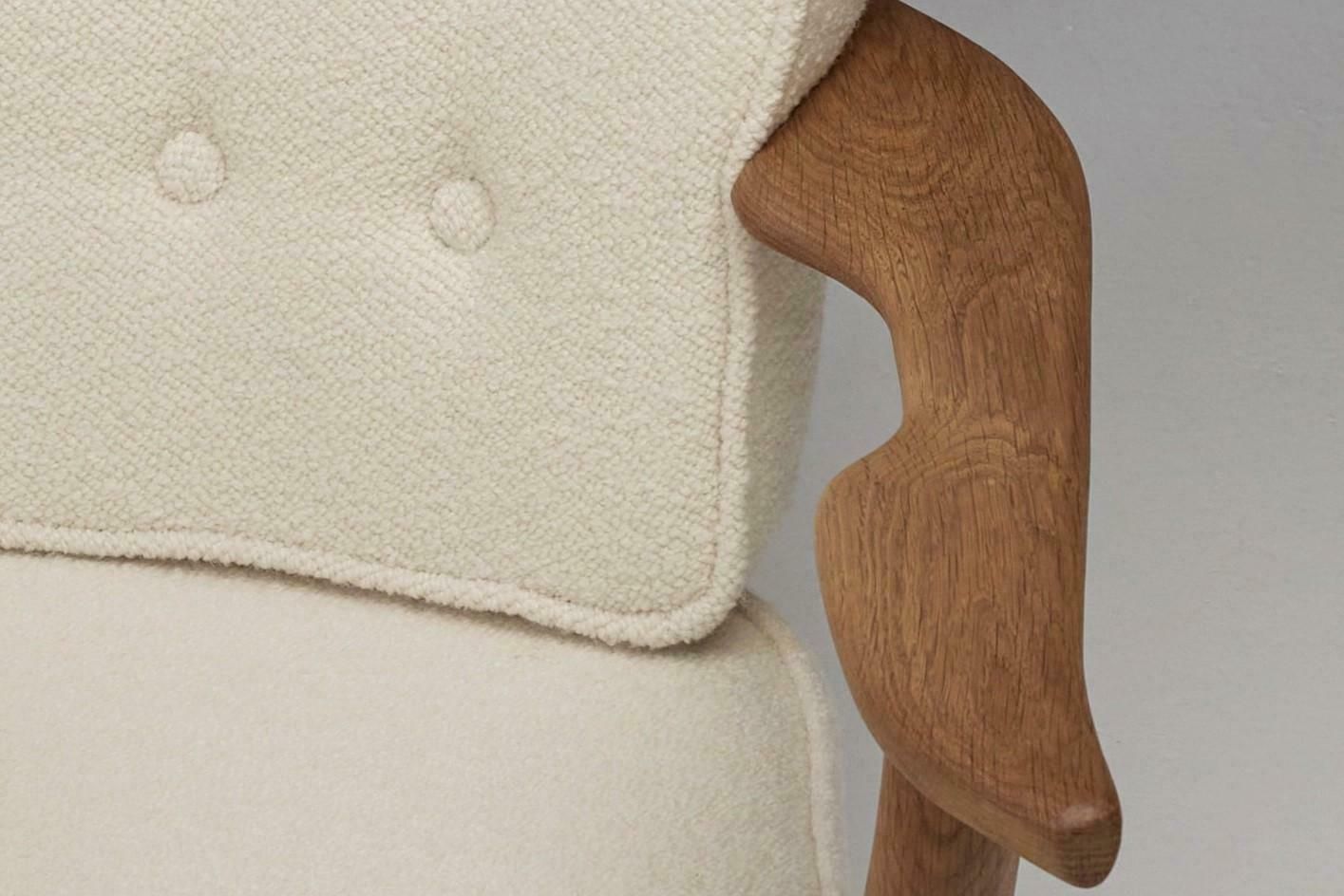 photo vinterior Grand Repos Lounge Chair Attributed To Guillerme Et Chambron For Votre Maison