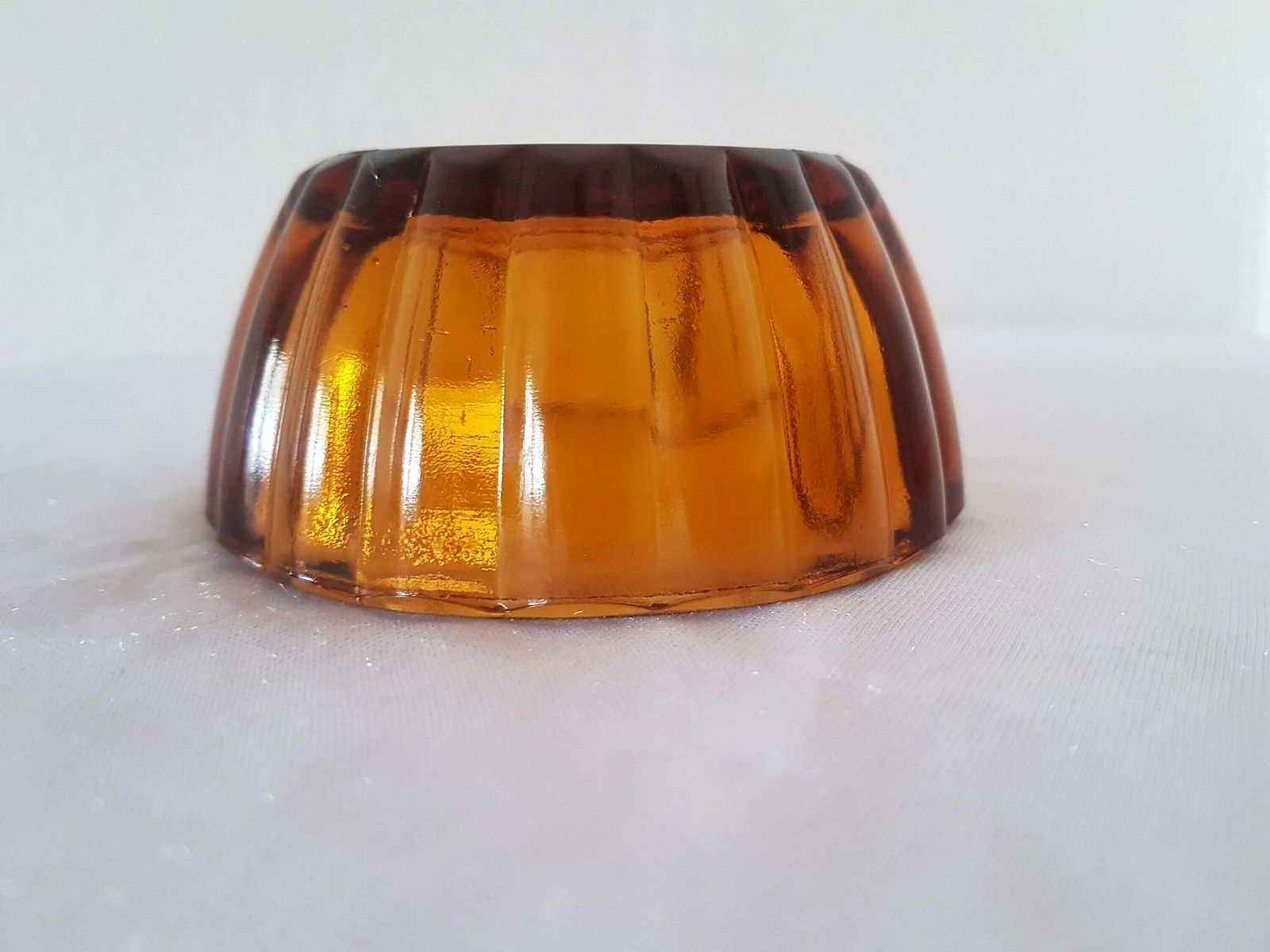 Bohemian Art Deco Amber Glass Powder Can Dose Schlevogt Hoffmann Excellent Condition photo buy
