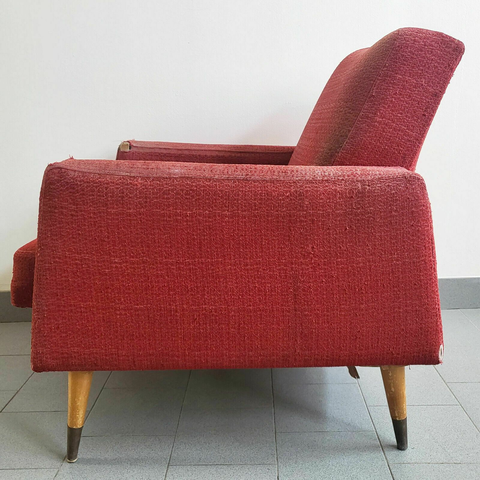 Vintage Armchair 1950 Rockabilly To Restore Dlg Steiner Arp Guariche 50s 1950s photo for sale