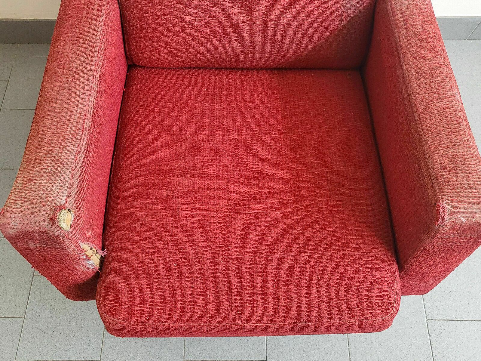 Vintage Armchair 1950 Rockabilly To Restore Dlg Steiner Arp Guariche 50s 1950s photo vintage