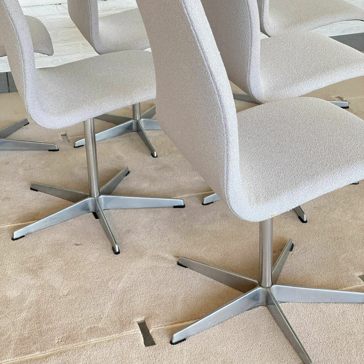 Set Of 6 Oxford Chairs By Arne Jacobson For Fritz Hansen photo 6950.0