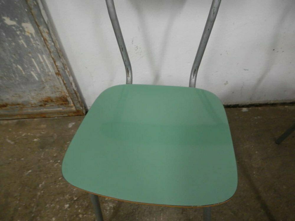 photo furniture Green Formica Chairs, 1960s, Set Of 2