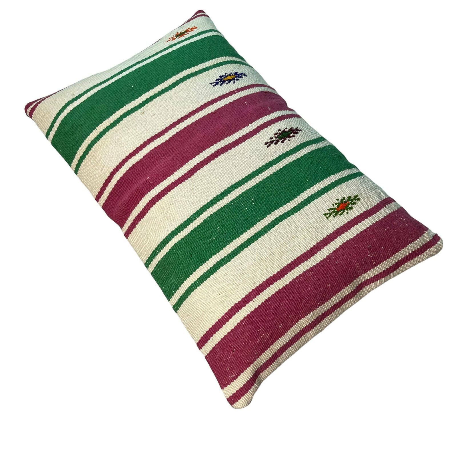 40x60 Cm Vintage Turkish Handmade Cushion Cover, 16''X 24'' Decorative Pillow For Bedroom photo vinterior