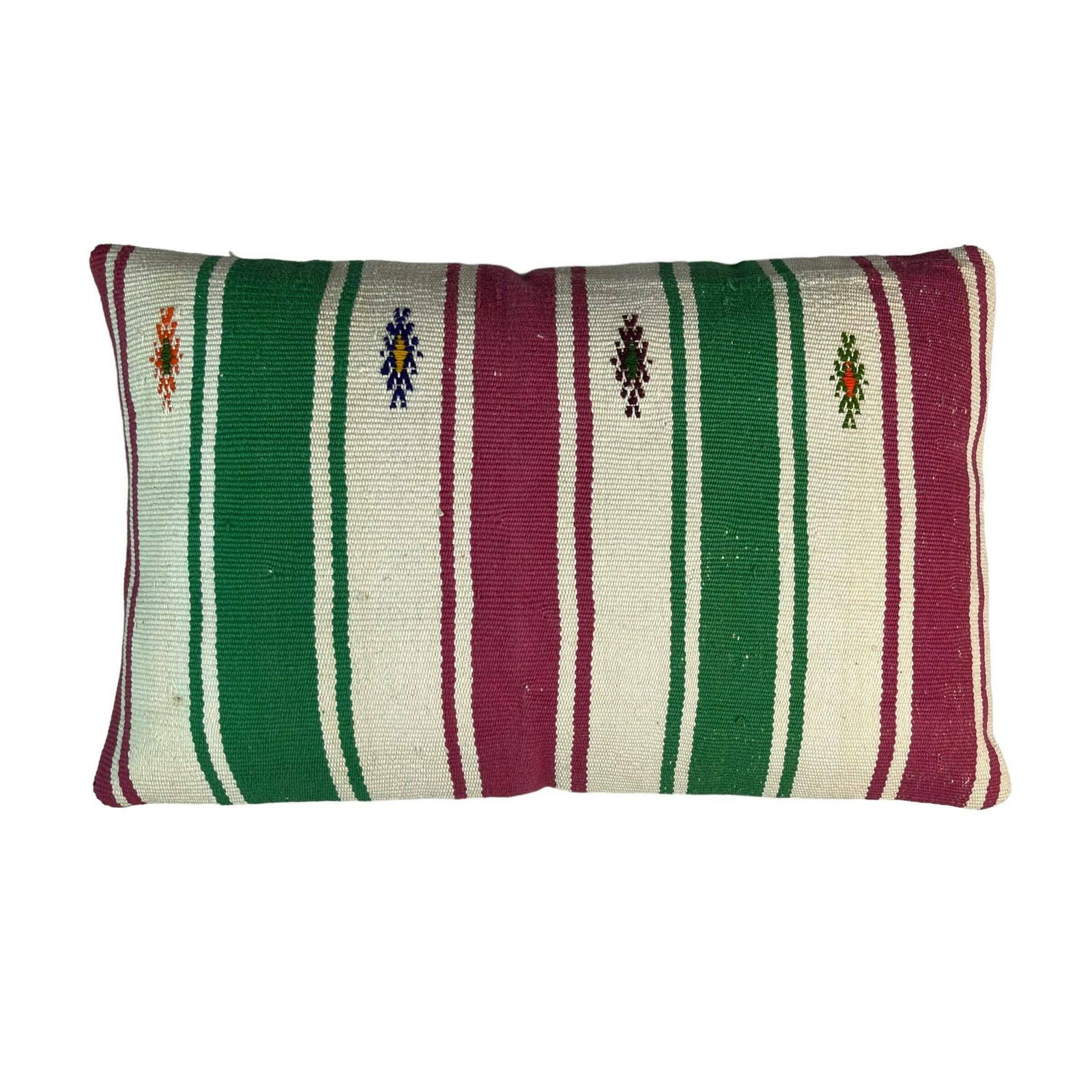 40x60 Cm Vintage Turkish Handmade Cushion Cover, 16''X 24'' Decorative Pillow For Bedroom photo vintage