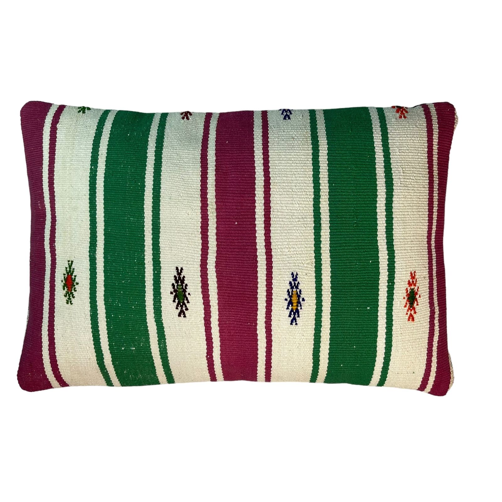 40x60 Cm Vintage Turkish Handmade Cushion Cover, 16''X 24'' Decorative Pillow For Bedroom