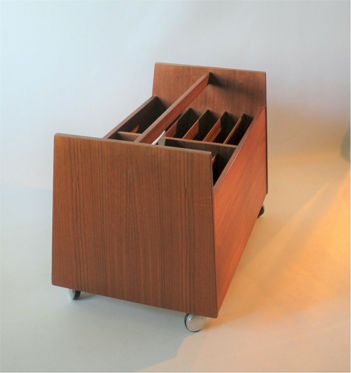 Magazine Rack In Teak By Rolf Hesland For Bruksbo Norway 1960s