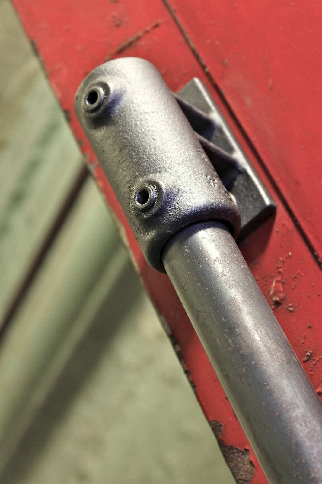 Washington Industrial Dark Steel Pipe Door Pull Handle   Bespoke Industrial Domestic And Commercial Fixtures And Fittings photo furniture